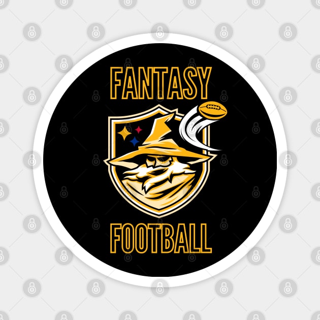 Fantasy Football (Pittsburgh) Magnet by Pine Tree Tees